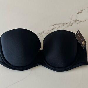 Wacoal Midnight Black Strapless Bra 36C